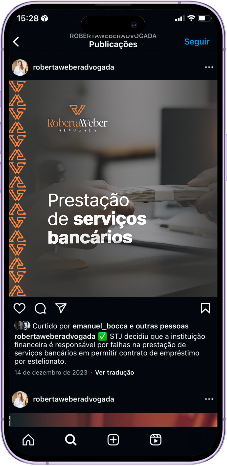 Instagram Roberta Weber